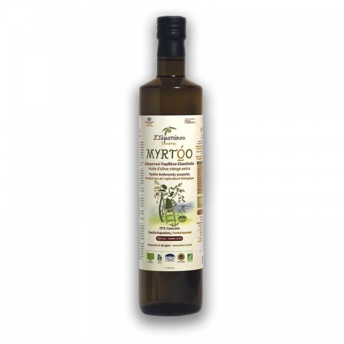 Huile d'olive MYRTOO 75 cl et 5 L BIO