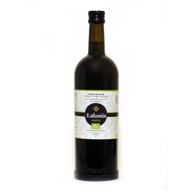 Huile d'olive BIO VERTE 1 et 5 L