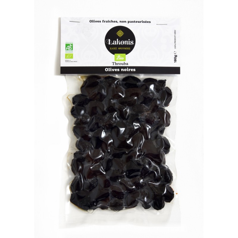 Olives noires THROUBA BIO